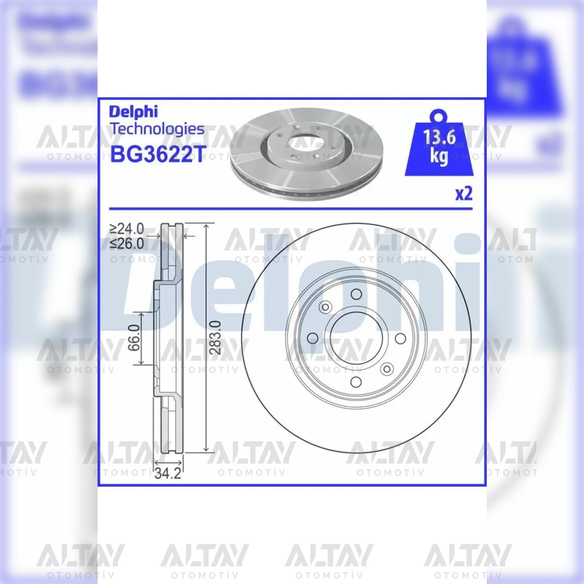 Opel Mokka Ön Fren Diski